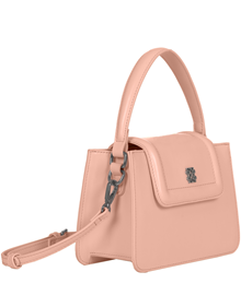 Tσαντάκι top handle σε συνθετικό υλικό Glaze ΟΛΕΣ ΟΙ ΤΣΑΝΤΕΣ