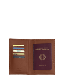 Δερμάτινο πορτοφόλι ταξιδίου ΟΛΑ ΤΑ ΔΩΡΑ