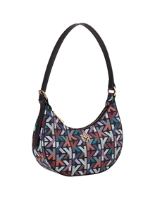 Shoulder bag in Karísma Monogram synthetic material with leather trimming ALL BAGS