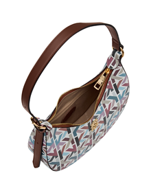 Shoulder bag in Karísma Monogram synthetic material with leather trimming ALL BAGS