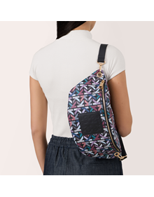 Belt bag in Karísma Monogram synthetic material with leather trimming ALL BAGS