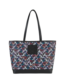 Shoulder bag in Karísma Monogram synthetic material with leather trimming ALL BAGS
