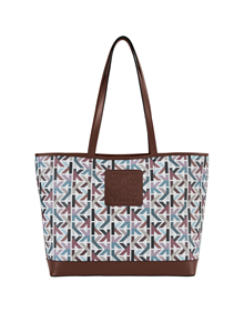 Shoulder bag in Karísma Monogram synthetic material with leather trimming ALL BAGS