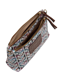 Crossbody bag in Karísma Monogram synthetic material with leather trimming ALL BAGS