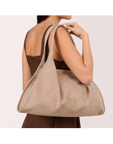Shoulder bag in Velour synthetic material ALL BAGS