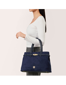 Tσάντα tote σε συνθετικό υλικό Velour ΟΛΕΣ ΟΙ ΤΣΑΝΤΕΣ
